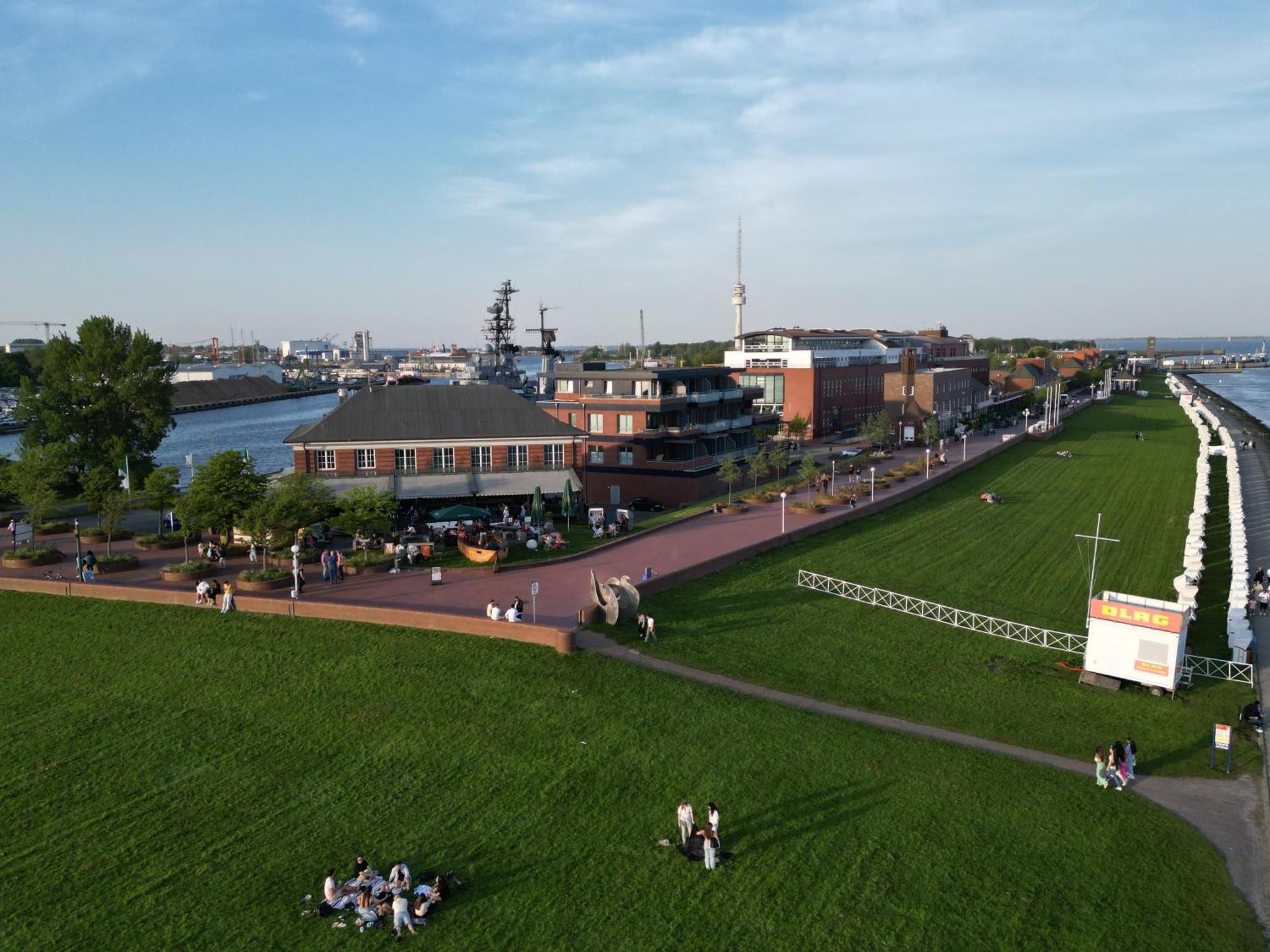 Strand-Apartment, Strandkorb, Meeresrauschen, Parkplatz Wilhelmshaven Exterior foto