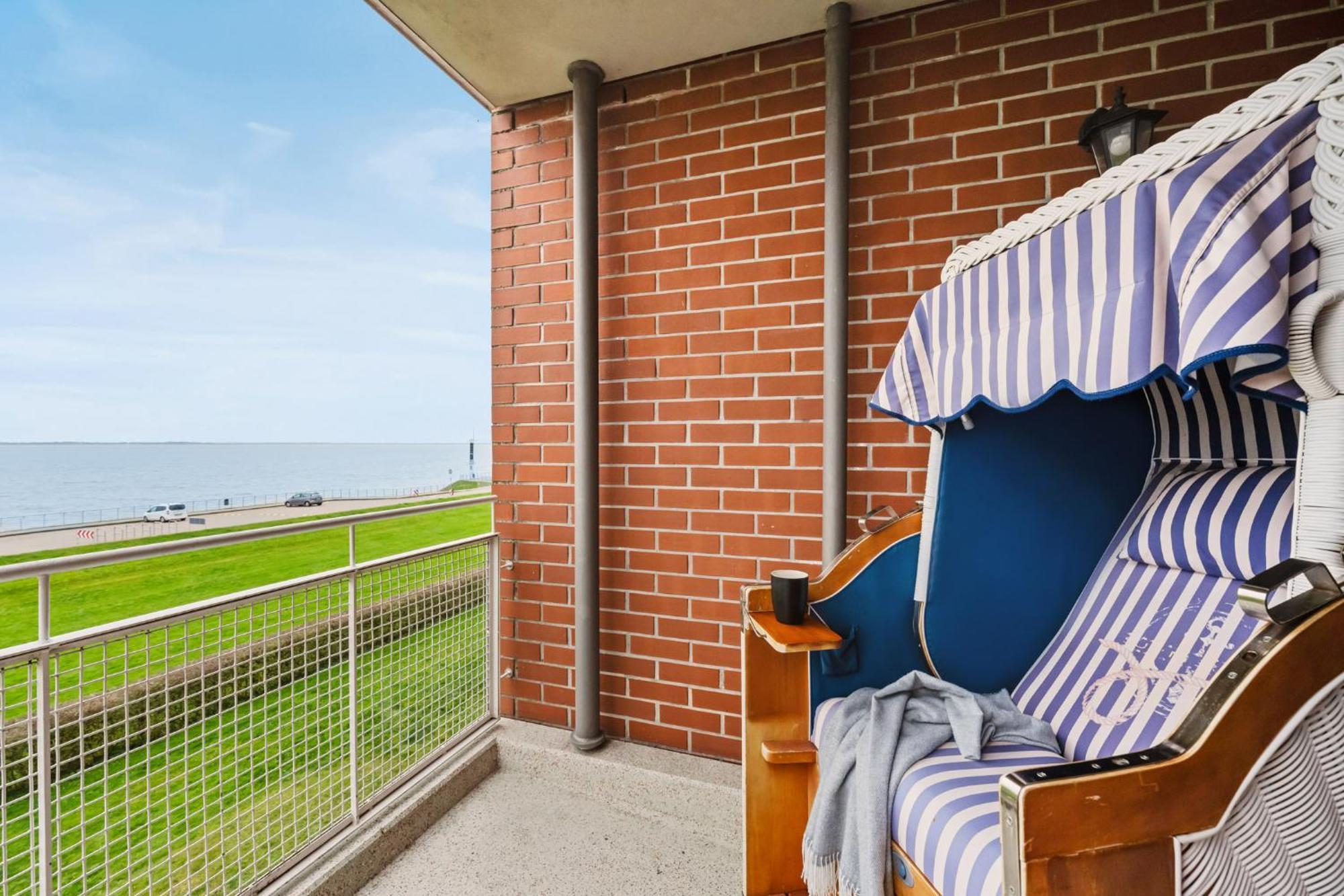 Strand-Apartment, Strandkorb, Meeresrauschen, Parkplatz Wilhelmshaven Exterior foto