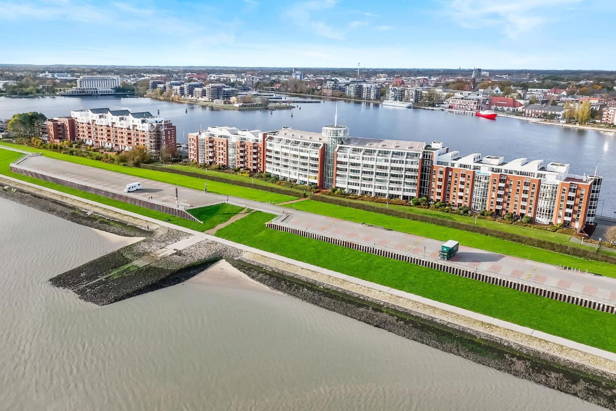 Strand-Apartment, Strandkorb, Meeresrauschen, Parkplatz Wilhelmshaven Exterior foto