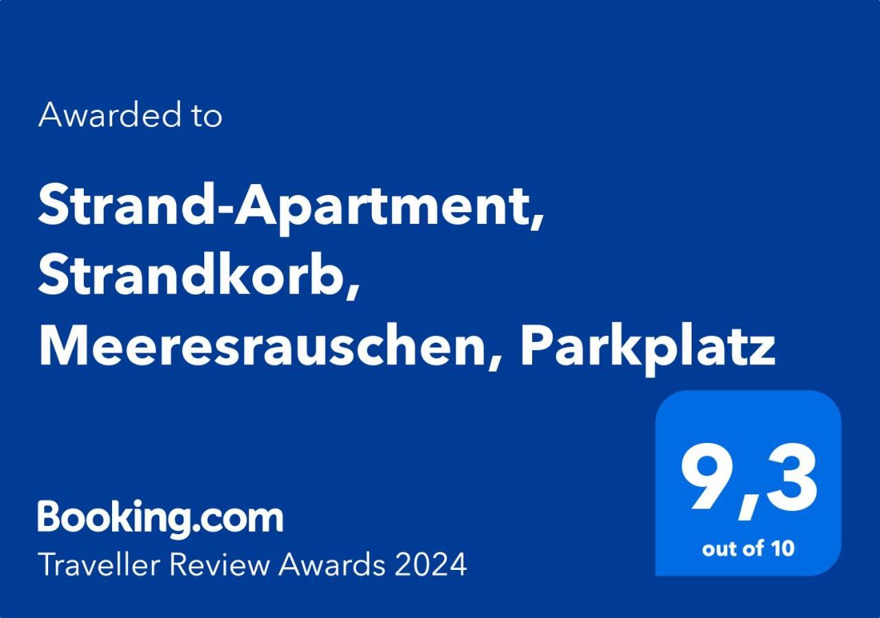 Strand-Apartment, Strandkorb, Meeresrauschen, Parkplatz Wilhelmshaven Exterior foto
