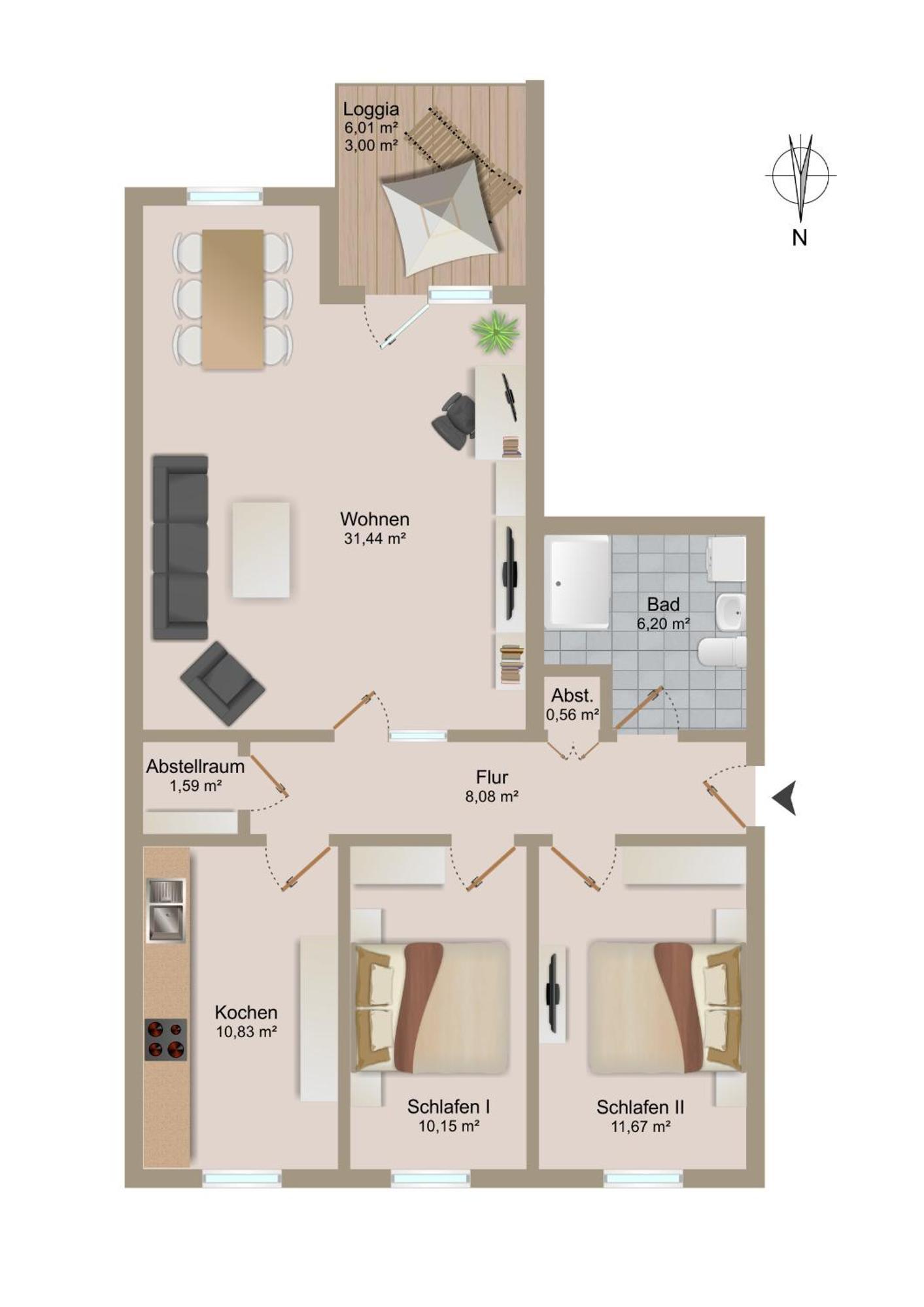 Strand-Apartment, Strandkorb, Meeresrauschen, Parkplatz Wilhelmshaven Exterior foto